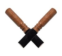 WATIIFUFU 2pcs Singing Bowl Mallet Wooden Percussion Stick Handcrafted Excellence Calming and Harmonious Tones Practical Accessory Coffee Colour for Home Sound Bowl Mallet Sessions