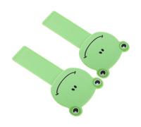 WATIIFUFU 2pcs Toilet Lid Lifter Handle Opener Funny Seat Cover Lifter Sticker for Office Home Hotel Travel