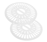 WATIIFUFU 2pcs Washer Dryer Spinner Cap Replacement Abs Plastic Cover Universally Compatible Multifunctional Design White Washer Spinner Cap Accessory