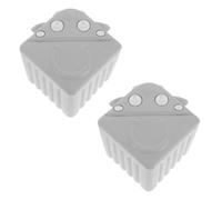 WATIIFUFU 2pcs Window Corner Protector Self-Adhesive Silicone Collision Corner Guard for Windows Doors Edge Safety Guard Furniture Protection Home Office Grey