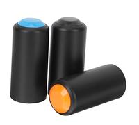 WATIIFUFU 3 Pcs Wireless Mic Battery Covers Replacement Screw on Caps in Assorted Colours for Meeting and Home Use Compatible with Shure Pg58 Pgx2 Slx2