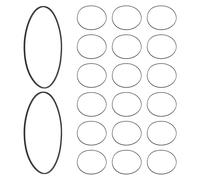 WATIIFUFU 30pcs Rubber Flat Drive Belts 130mm Cassette Player Belts Replacement for Dvd Vcr Recorder Turntable Band Drive Repair Maintenance