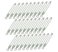 WATIIFUFU 30pcs Silicone Cable Ties with Hanging Strap Reusable Cord Organizer for Data Charging Cables Earphones Wire Management for Home Office Travel Accessories