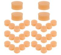 WATIIFUFU 36pcs Acrylic Guitar Fretboard Inlay Dots, Rounded Orange Side Dot Markers for Acoustic Guitar Fingerboard, Easy to Install with Visual Cues, for Professionals and Hobbyists