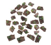 WATIIFUFU 36pcs Natural Bark Decoration for Reptiles Climbing Barks for Gecko Chameleon Terrarium Use as Terrarium Background Lizard Tank Decor
