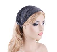 WATIIFUFU 3pcs Cotton Headwraps Wide-brimmed Hairband Comfortable Adjustable Design Unique Style Gorgeous Appearance Tie-dye Hair Accessories for Women