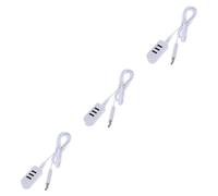 WATIIFUFU 3pcs Hub Charging Extension Cable for Desktop and Laptop Use Compact and Portable Usb Splitter for Fast Data Transfer and Offline Charging White