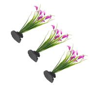 WATIIFUFU 3pcs Japanese Style Sashimi Plate Flower Decor for Cold Dish Adornment Stable Base Sushi Dish Decoration for Restaurant Office Shop Hotel Bar Table Display