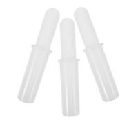 WATIIFUFU 3Pcs Meat Grinder Tamper Pusher Plastic Meat Plungers for Sausage Making and Filling Easy to Use and Clean Safe and Sturdy Accessories White