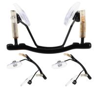 WATIIFUFU 3PCS Nose Bridge Pads for Rimless Glasses Frameless Eyeglass Nose Bridge Support with Single Hole Design Easy Installation and Fit for Eyewear Repair and Maintenance