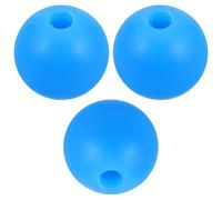 WATIIFUFU 3PCS Tuning Fork Holder Accessories Musical Instrument Holder, Silicone Round Fork Block, Blue, 3PCS, Shockproof Portable for Meditation and Outdoor Practice