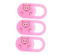 WATIIFUFU 3Pcs Ultra Thin Webcam Cover Slide Privacy Protection for Laptop Tablet Phone Cute Pink Pig Design Easy to Install Digital Security Accessory