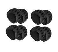 WATIIFUFU 4 Pairs Women Toeless Half Socks Invisible Low-Cut Toe Topper Liner Socks Breathable Thin Cushion for High Heels Spring Summer Foot Care