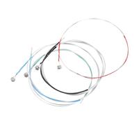 WATIIFUFU 4Pcs 1/2 Violin String Set Steel Wire Musical Instrument Strings Accurate Tuning Pure Sound Quality for Beginner Practice Sessions and Performances