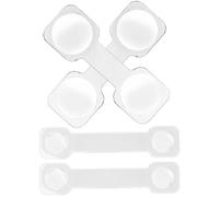 WATIIFUFU 4pcs Acrylic Magnifying Telescope Lenses Transparent Optical Accessories for DIY Astronomical Telescopes Portable Lightweight Clear Viewing