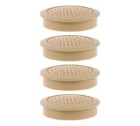 WATIIFUFU 4Pcs Beige Car Stereo Speaker Covers 2-Inch Mesh Grilles for Tweeter and Subwoofer Protection, Automobile Speaker Grill Guards Suitable for Car Audio and Home Theater