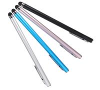WATIIFUFU 4Pcs Capacitive Stylus Pens for Touchscreen Devices Smooth Writing and Drawing Screen Pens for Smartphones Tablets Lightweight and Precise Positioning Black Silver Blue