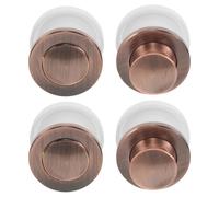WATIIFUFU 4pcs Concealed Recessed Cabinet Pull Handles with Embedded Design and Effortless Access, Round Zinc Alloy and Plastic Invisible Drawer Pulls for Office Spaces and Tatami-Style
