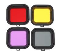 WATIIFUFU 4pcs Diving Lens Filter for Camera High Transparency Underwater Camera Accessory for Scuba Diving Kase Filters Replacement