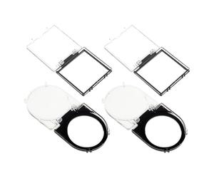 WATIIFUFU 4pcs Electronic Button Cover Square Round Power Switch Guards for Computer Elevator Dishwasher Washing Machine Dustproof Safety Push Protector with Easy-Clean Surface for Hygiene