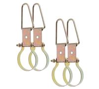 WATIIFUFU 4pcs Fire Extinguisher Mounting Bracket Triangle Metal Hooks Wall Holder for Office School Garage Workshop Fire Safety Storage