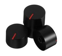 WATIIFUFU 4pcs Gas Cooker Knobs Black: Replacement Gas Stove Knobs For 8mm Switch Hole - Parts For Home And Restaurant Kitchens Cooktop