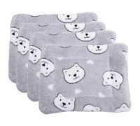 WATIIFUFU 4pcs Guinea Pig Blanket Small Animal Sleeping Pad Super Absorbent Lightweight Cloth Reusable Blanket Soft Warm Bedding for Hamster and Small Animals