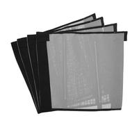 WATIIFUFU 4pcs Horse Fly Boots Protective Mesh Leg Wraps for Horses Grey Breathable Plastic Equine Fly Protection Hoof Damage Prevention Stable Use