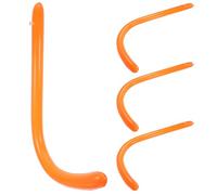 WATIIFUFU 4pcs Inflatable Monkey Tail Game Set, Interactive Jungle-themed Birthday Party Decoration, Blow up Monkey Costume Accessory for Family and Christmas Tail Games