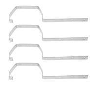 WATIIFUFU 4Pcs Metal Roof Gutter Mount Brackets 160Mm Rain Gutter Holders for Exterior Wall Protection in Residential and Commercial Properties