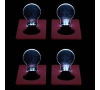 WATIIFUFU 4pcs Mini LED Card-Shaped Night Lights for Handbag Portable Purse Lights Compact Practical Wallet for Easy Key Phone Finding