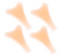 WATIIFUFU 4pcs Reusable Invisible Silicone Concealer Pads for Women Light Brown Private Parts Adhesive Inserts for Swimwear Leggings and Underwear Soft Lightweight Seamless Protection