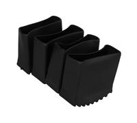 WATIIFUFU 4pcs Rubber Ladder Feet Covers Anti-Slip Non-Skid Pads for Folding Step and Extension Ladders Foot Cushions Protecting Floors and Enhancing Stability