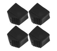 WATIIFUFU 4pcs Rubber Ladder Feet Covers Non-Slip Step Ladder Leg Caps Sturdy Replacement Pads for Stability and Protection Suitable for Extension and Folding