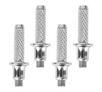 WATIIFUFU 4pcs Ski Pole Tips Replacement Metal Hiking Stick Cap Tungsten Steel Excellent Grip Secure Fit Accessories for Outdoor Climbing and Hiking