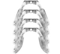 WATIIFUFU 4pcs Tr90 Glasses Nose Pads for Adults, U-Shaped Integrated Silicone Cushions, Replacement Eyeglass Nose Cushions for Reading and Daily Wear