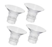 WATIIFUFU 4pcs Wearable Breast Pump Silicone Flange Inserts Flexible Parts for Breast Pumps and Comfortable for Convenient Extraction
