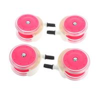 WATIIFUFU 4pcs Wheels Silent Swivel Replacement for Walker Stroller Accessories Construction for Indoor Outdoor Use Easy to Install and Maintain
