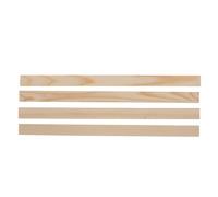 WATIIFUFU 4pcs Wooden Rolling Pin Guides 3mm 5mm Thickness Control Strips for Dough Leveling, Cookie Baking Accessories, Pastry Ruler Baking Tools for Kitchen and Restaurant Use