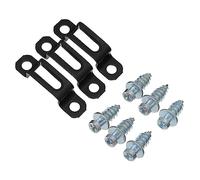 WATIIFUFU 50 Sets Invisible Cabinet Screw Fasteners Two in One Hidden Connectors for Corner Cabinets Galvanized Resistant Screws Practical and