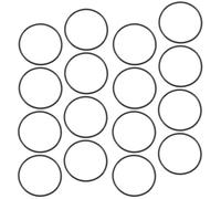 WATIIFUFU 50Pcs Black Silicone Jelly Bracelets Stretch Wristbands Elastic Simple Bands for Women Outdoor Sports Music Festival Handcraft Supply