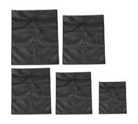 WATIIFUFU 5pcs Black Mesh Laundry Wash Bags for Washing Machine, Reusable Polyester Laundry Bags to Reduce Color Bleeding, Suitable for Clothes and Pantyhose, for Home and Travel