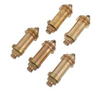 WATIIFUFU 5pcs Copper Pop Up Drain Stopper Replacement Core for Bathroom Sink Basin Tub Stopper Core Clicker Fitting Seal Easy Installation Spare Part