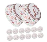 WATIIFUFU 600pcs Snowman Cupcake Liners Disposable Greaseproof Muffin Cups for Christmas Holiday Baking Party Dessert Wrappers Easy Release Sturdy Paper Liners for Festive Cake Decoration