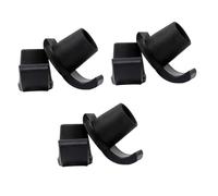 WATIIFUFU 6Pcs Anti-Skid Walker Ski Glides Nylon Foot Pads for Elderly Walkers Smooth Mobility Sidewalks Safe Accessories Replacement Parts