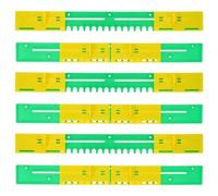 WATIIFUFU 6pcs Beehive Entrance Gate for Beekeepers 10 Frame Abs Plastic Hive Door Guard with Safe Protection and Weatherproof Design, for Outdoor Apiary Operations