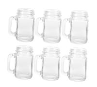 WATIIFUFU 6pcs Mini Wine Cups Small Portable Glasses for Whiskey Beer Cocktails Spirits Home Bar Use Smooth Surface Household Drinkware