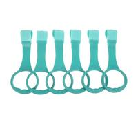 WATIIFUFU 6PCS Pull Up Rings for Playpen and Strollers Ergonomic Crib Handles with Smooth Edges Safe Walking Assistant for Skin-Friendly Nursery Training Aid