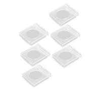 WATIIFUFU 6pcs Push Switch Cover for Homes and Schools, Plastic Switch Cap Accidental Touch Prevention and Versatile Application, Sturdy Button Protector for Safety and Dust Resistance