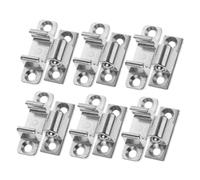 WATIIFUFU 6pcs Range Hood Glass Panel Holder: Prevents Panel Loosening Metal Cabinet Door Catch - Range Hood Maintenance Part For Mounting Latch